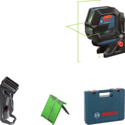 Krížovo-bodový laser Bosch GCL 2-50 G + RM 10 + svorka, kufor