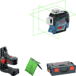 Líniový laser Bosch GLL 3-80 CG + BM 1, L-Boxx