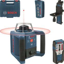Rotačný laser Bosch GRL 300 HV + LR 1 + RC 1 + WM 4