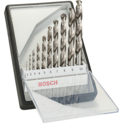 Vrtáky do kovu Bosch Robust Line HSS-G, 135°, 10-dielna súprava