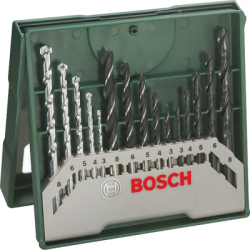 Bosch 15-dielny Mini-X-Line-Set vrtákov
