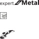 Fíbrový brúsny kotúč R444 Bosch Expert for Metal, 125 mm, P 60