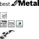 Fbrov brsny kot R774 Bosch Best for Metal, 125 mm, P 60