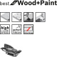 Brúsne pásy X440 Bosch Best for Wood and Paint, 75x533 mm, P 40, 3 ks