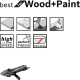 Brsne psy X440 Bosch Best for Wood and Paint, 40x305 mm, P 80, 3 ks