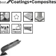 Brsne listy F355 Bosch Best for Coatings and Composites 6 o., 93 mm, P 80, 5 ks