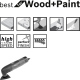 Brsne listy F460 Bosch Best for Wood and Paint 6 o., 93 mm, P 40, 5 ks