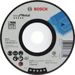 Obrusovací kotúč Bosch Best for Metal, pr. 125 mm