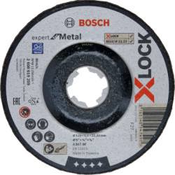 Brúsny kotúč Bosch X-LOCK Expert for Metal, pr. 125 mm