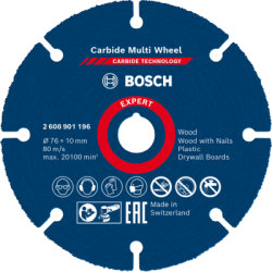 Viacúčelový kotúč Bosch EXPERT Carbide Multi Wheel 76 mm