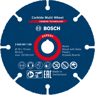 Viacúčelový kotúč Bosch EXPERT Carbide Multi Wheel 76 mm