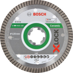Diamantový kotúč 125 mm, Bosch X-LOCK Best for Ceramic ExtraClean Turbo