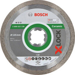 Diamantový kotúč 125 mm, Bosch X-LOCK Standard for Ceramic