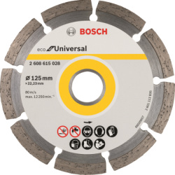 Diamantový kotúč 125 mm, Bosch Eco for Universal Segmented