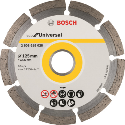 Diamantov kot 125 mm, Bosch Eco for Universal Segmented