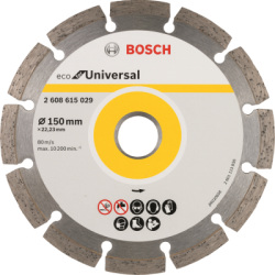 Diamantový kotúč 150 mm, Bosch Eco for Universal Segmented