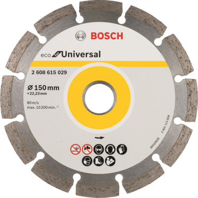 Diamantov kot 150 mm, Bosch Eco for Universal Segmented