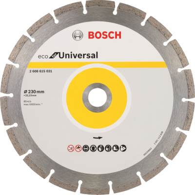 Diamantov kot 230 mm, Bosch Eco for Universal Segmented