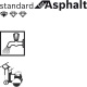 Diamantov kot 450 mm, Bosch Standard for Asphalt