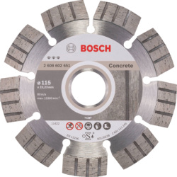 Diamantový kotúč 115 mm, Bosch Best for Concrete