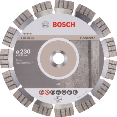 Diamantov kot 230 mm, Bosch Best for Concrete