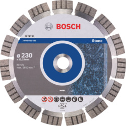 Diamantový kotúč 230 mm, Bosch Best for Stone