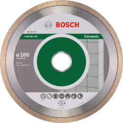 Diamantový kotúč 180 mm, Bosch Standard for Ceramic, otvor 25,4 mm