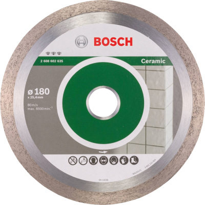 Diamantov kot 180 mm, Bosch Best for Ceramic otvor 25,4 mm