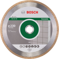 Diamantový kotúč 230 mm, Bosch Standard for Ceramic, otvor 25,4 mm