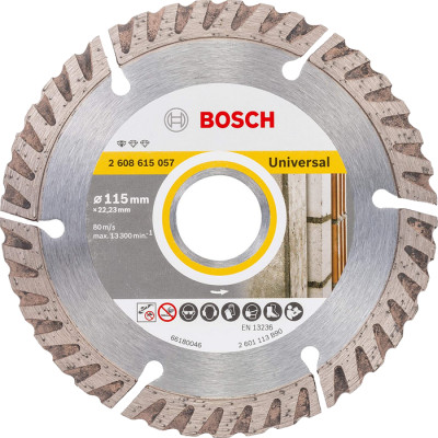 Diamantov kot 115 mm, Bosch Standard for Universal high speed