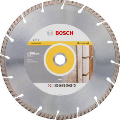 Diamantov kot 300 mm, Bosch Standard for Universal high speed, otvor 25,4 mm