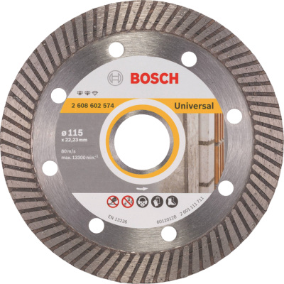 Diamantov kot 115 mm, Bosch Expert for Universal Turbo