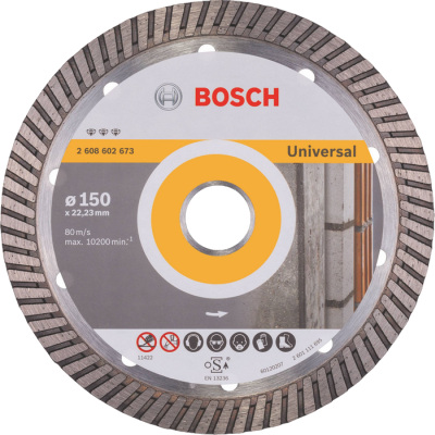 Diamantov kot 150 mm, Bosch Best for Universal Turbo