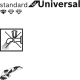 Diamantov kot 180 mm, Bosch Standard for Universal