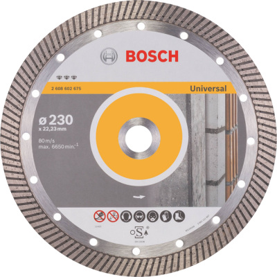Diamantov kot 230 mm, Bosch Best for Universal Turbo