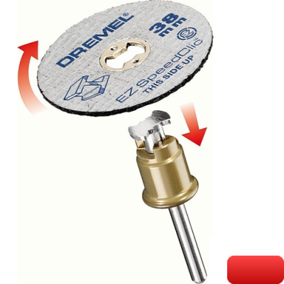 DREMEL® EZ SpeedClic: rezacie kotúče na kovy, balenie po 12 ks (SC456B)