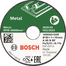 Rezací kotúč Bosch Expert for Inox rovný, pr. 50 mm, 3 ks