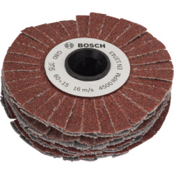 Flexibilný brúsny valček Bosch 15 mm, zrnitosť 80