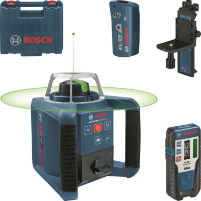 Rotačný laser Bosch GRL 300 HVG + LR 1G + RC 1 + WM 4