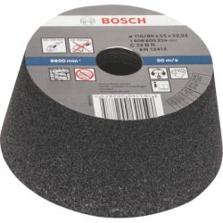 Kónická brúsna miska Bosch na kameň a betón, P 24