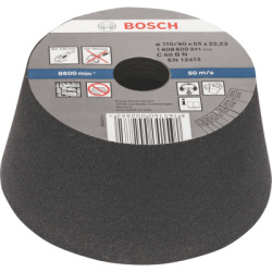 Kónická brúsna miska Bosch na kameň a betón, P 60