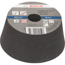 Kónická brúsna miska Bosch na kovy a liatinu, P 36