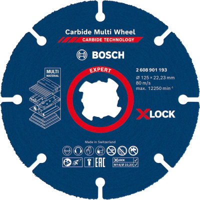 Viacelov kot Bosch EXPERT X-LOCK Carbide Multi Wheel 125 mm