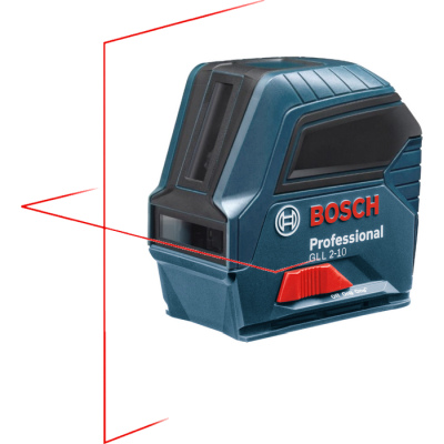 Líniový laser Bosch GLL 2-10, kartón