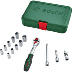 Bosch 14-dielna súprava 1/4" nástrčných kľúčov