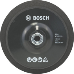 Oporný tanier Bosch M 14, samolepiaci, priemer 150 mm