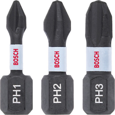 Skrutkovac hrot Bosch Impact Control PH Set, L 25 mm