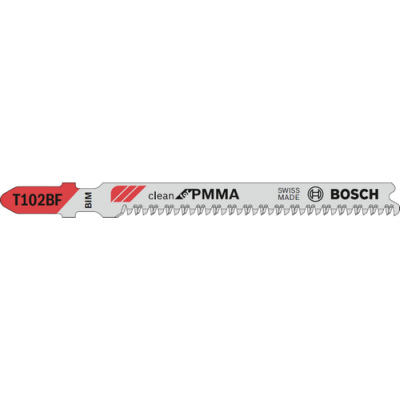 Plov listy Bosch Clean for PMMA, T 102 BF, 3 ks