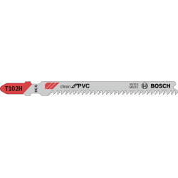 Pílové listy Bosch Clean for PVC, T 102 H, 5 ks