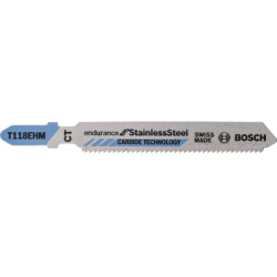 Pílové listy Bosch Endurance for Stainless Steel T 118 EHM, 3 ks